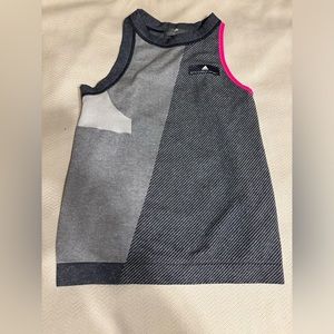 Adidas by Stella McCartney Activewear Workout Top Small Black, Grey, Hot Pink